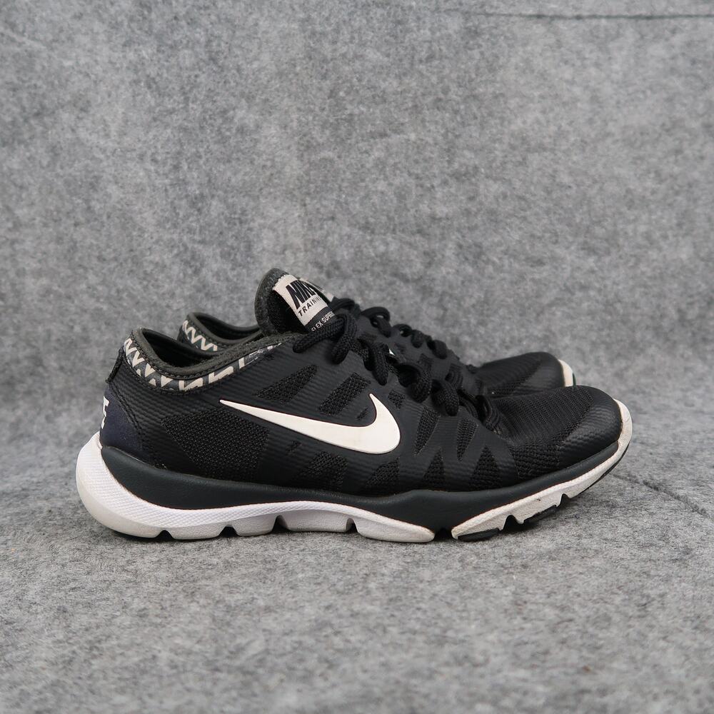 Nike Shoes Womens 6 Flex Supreme TR 3 Cross Trainer Athletic Sneaker Black White